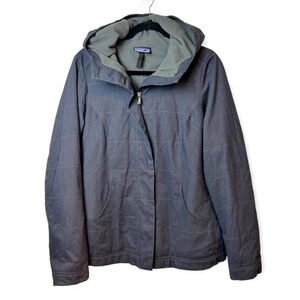 Patagonia Fleece Lined  Zip Up Hooded Jacket